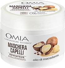 Düfte, Parfümerie und Kosmetik Haarmaske mit Macadamiaöl - Omia Laboratori Ecobio Macadamia Oil Hair Mask