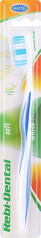 Mattes - Zahnbürste Rebi-Dental M55 weich blau — Bild N1