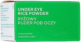 Loser Reispuder für die Augenpartie - Ecocera Under Eye Rice Powder — Bild N2