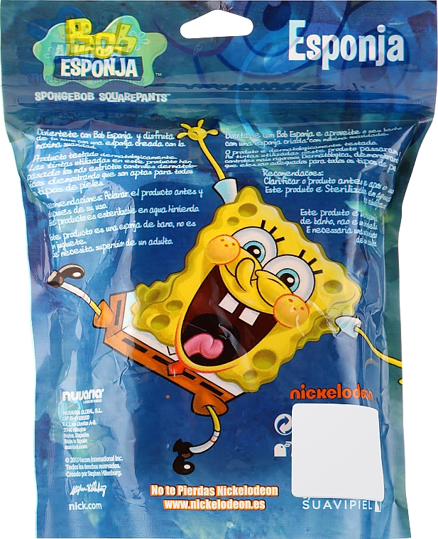 Kinder-Badeschwamm Der lustige SpongeBob - Suavipiel Sponge Bob Bath Sponge — Foto N3