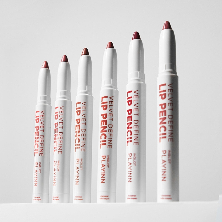 Lippenstift - Inglot Playinn Velvet Define Lip Pencil — Bild N4