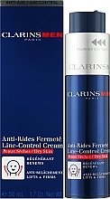 Regenerierende Anti-Aging Gesichtscreme für trockene Haut - Clarins Men Line-Control Cream For Dry Skin — Bild N2