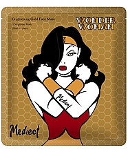 Düfte, Parfümerie und Kosmetik Aufhellende Gesichtsmaske Wunderfrau - Mediect Wonder Woman Brightening Gold Face Mask