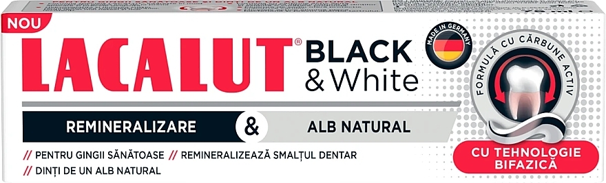 Zahnpasta - Lacalut Black & White Toothpaste	 — Bild N3