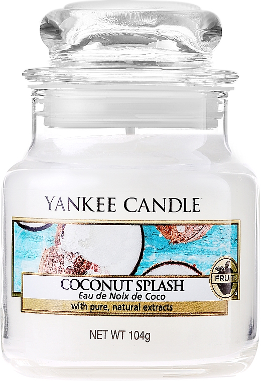 Duftkerze im Glas Coconut Splash - Yankee Candle Coconut Splash Jar — Bild N1