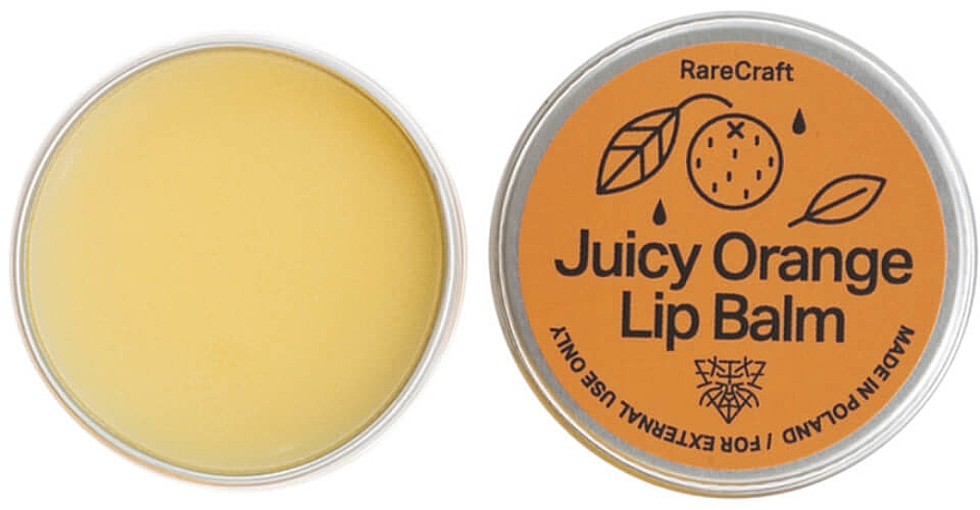 Lippenbalsam - RareCraft Juicy Orange Lip Balm — Bild N1