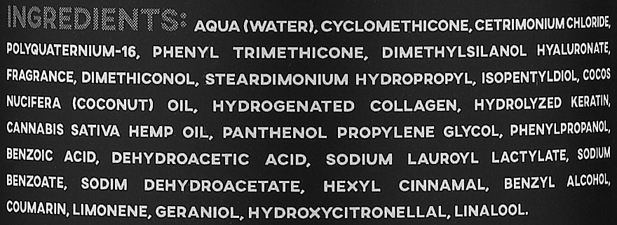 Glättendes Haarspray mit Keratin, Kokosnuss- und Hanföl und Mineralien aus dem Toten Meer - Yofing Collagen Repair Express Spray — Bild N2