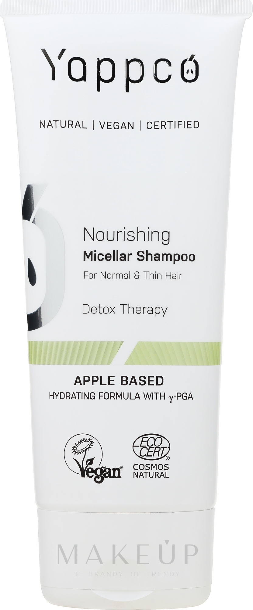 Nährendes Mizellen-Shampoo für normales und dünnes Haar - Yappco Nourishing Micellar Shampoo — Bild 200 ml