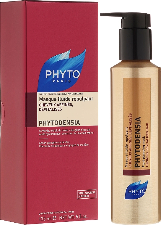 Haarmaske-Fluid mit Kollagen und Acacia Kollagen - Phyto Phytodensia Plumping Fluid Mask