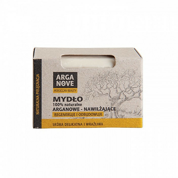 100% Bio Feuchtigkeitsspendende und regenerierende Seife für problematische und empfindliche Haut mit Arganöl - Arganove Moroccan Beauty Soap — Bild N1