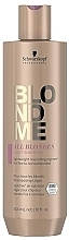 Feuchtigkeitsspendendes Shampoo für dünne blonde Haare - Schwarzkopf Professional Blondme All Blondes Light Shampoo — Bild N3