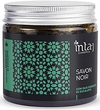 Schwarze Seife Ätherisches Eukalyptusöl - Intaj Cosmetics Savon Noir With Eucalyptus Essential Oil — Bild N2