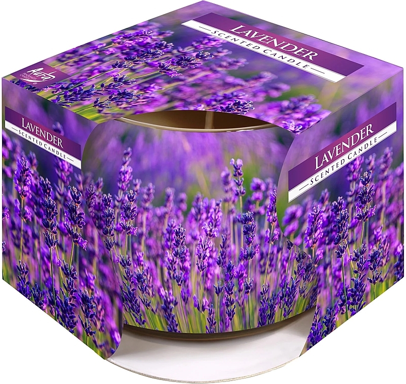 Duftkerze im Glas Lavendel - Bispol Scented Candle — Bild N1
