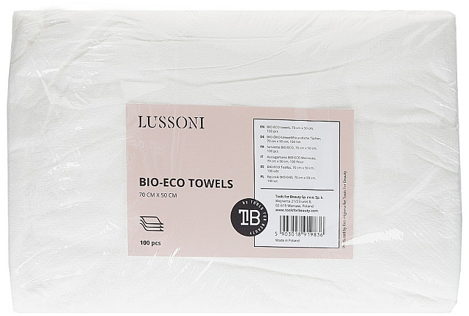 Einwegtücher Bio-Eco 70x50 cm 100 St. - Lussoni Bio-Eco Towels — Bild N1