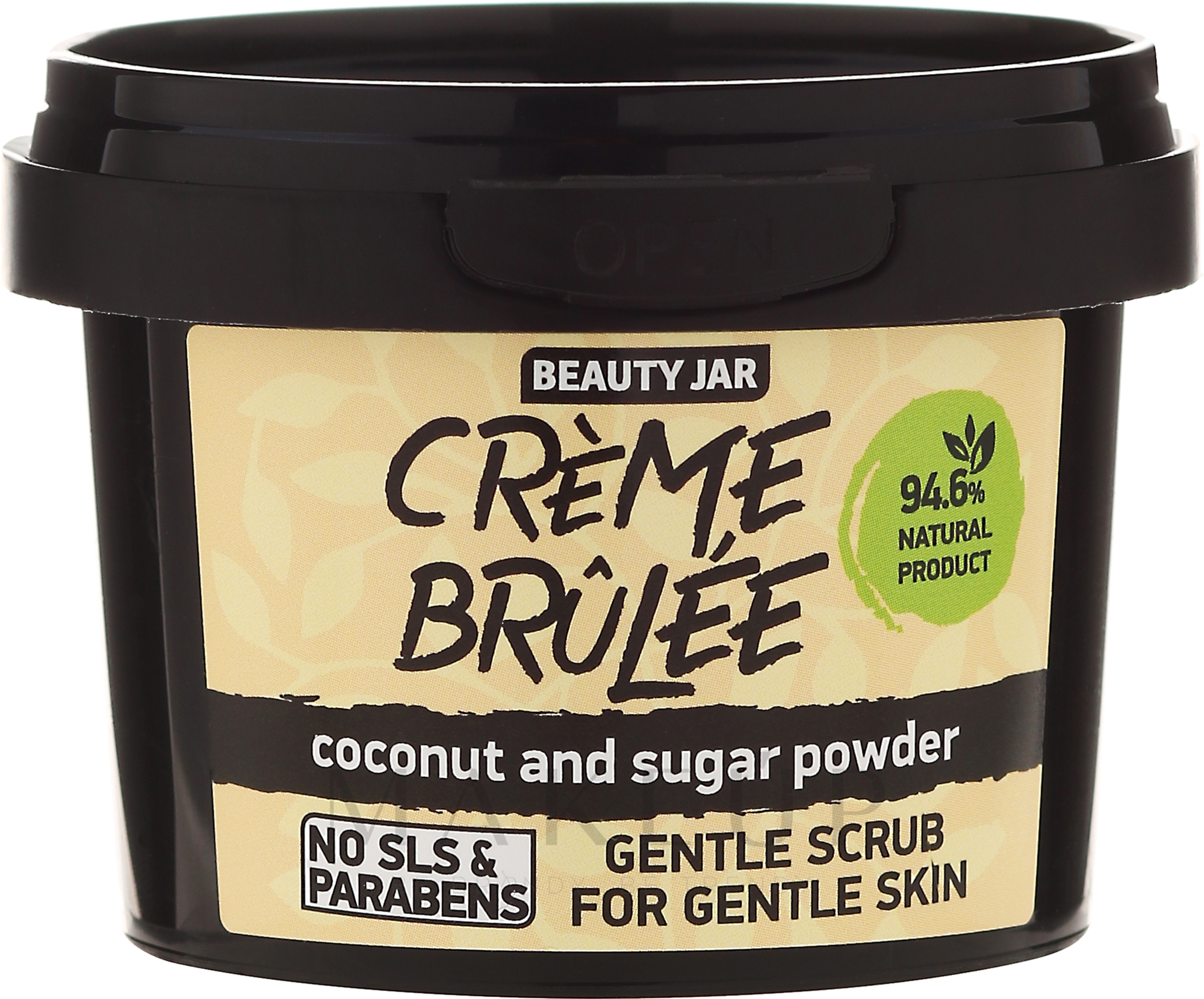 Sanftes Gesichtspeeling mit Kokosnuss und Puderzucker - Beauty Jar Gentle Scrub For Gentle Skin — Bild 120 g