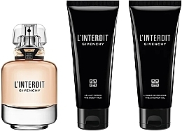 Düfte, Parfümerie und Kosmetik Givenchy L’Interdit - Duftset (Eau de Toilette 80ml + Duschöl + Körpermilch) 