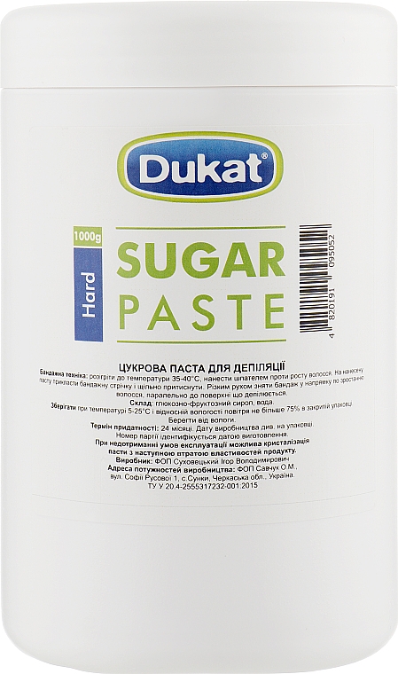 Zuckerpaste für die Enthaarung - Dukat Sugar Paste Extra — Bild N3