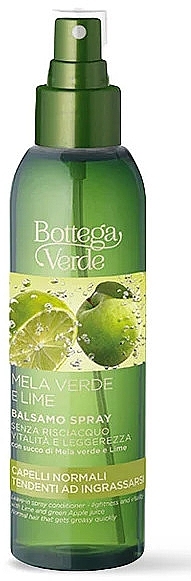 Haarspray mit grünem Apfel und Limette - Bottega Verde Leave-In Spray Conditioner — Bild N1