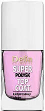 Nagelüberlack mit super Glanz-Effekt - Delia Super Gloss Top Coat — Bild N3
