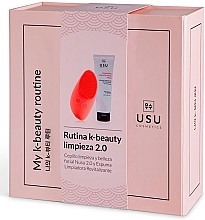 Düfte, Parfümerie und Kosmetik Set - Usu Cosmetics Rutina K-Beauty Limpieza 2.0 (Reinigungsschaum 120ml + Zubehör 1 St.)