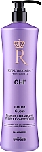 Conditioner zur Neutralisierung des Gelbstichs - Chi Royal Treatment Color Gloss Blonde Enhancing Purple Conditioner — Bild N1