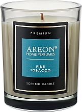Duftkerze - Areon Home Perfumes Premium Fine Tobacco Scented Candle  — Bild N1