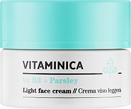 Leichte Gesichtscreme - Bioearth Vitaminica Vit B3 + Parsley Light Face Cream  — Bild N1
