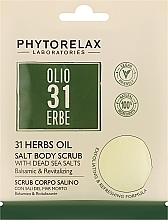 Entspannendes Salz-Körperpeeling - Phytorelax Laboratories 31 Herbs Oil Salt Body Scrub — Bild N3