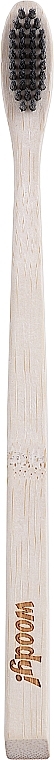 Bambuszahnbürste weich Natural schwarz - WoodyBamboo Bamboo Toothbrush Natural — Bild N2