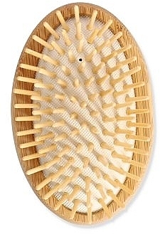 Haarbürste aus Holz mit Spiegel oval - Himalaya dal 1989 Mood Hairbrush + Pocket Mirror  — Bild N1