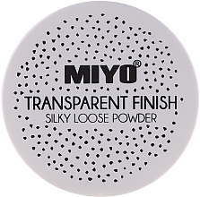 Düfte, Parfümerie und Kosmetik Loser Gesichtspuder - Miyo Transparent Finish Powder