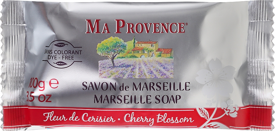Marseiller Seife mit Kirschblüten - Ma Provence Marseille Soap Cherry Blossom