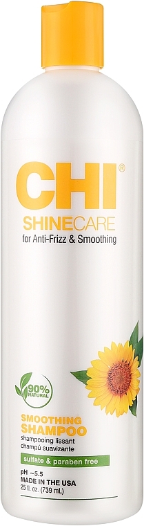 Glättendes Haarshampoo - CHI Shine Care Smoothing Shampoo — Bild N1