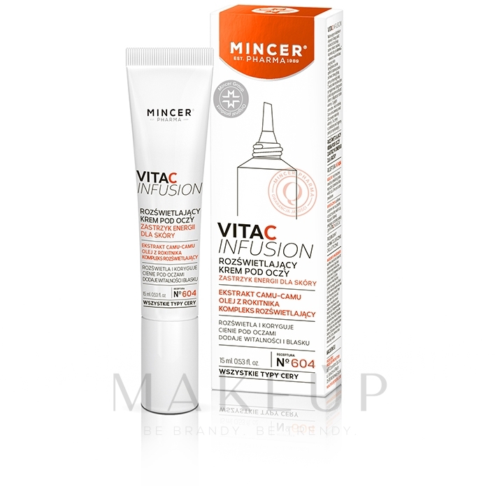 Augenkonturcreme - Mincer Pharma Vita C Infusion 604 Eye Cream — Bild 15 ml
