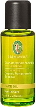 Düfte, Parfümerie und Kosmetik Regenerierendes Bio Granatapfelsamenöl für das Gesicht - Primavera Organic Pomegranate Seed Face Oil
