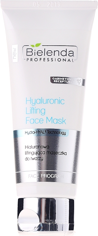 Straffende Hyaluronsäure-Gesichtsmaske - Bielenda Professional Hydra-Hyal Injection Hyaluronic Lifting Face Mask