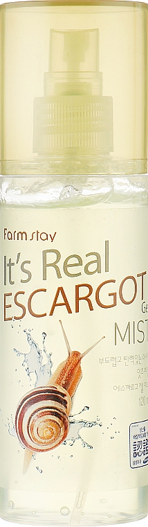 Gesichtsgel-Nebel mit Schneckenschleimfiltrat - FarmStay It's Real Escargot Gel Mist — Bild N1