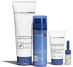 Gesichtspflegeset 5 St. - Clarins Men Hydration Essentials Set — Bild N2