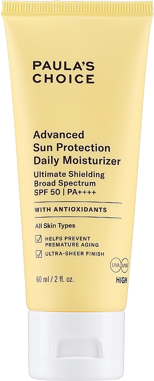 Paula's Choice Advanced Sun Protection Daily Moisturizer SPF 50 PA+++ - Feuchtigkeitsspendende Sonnenschutzcreme SPF 50 — Bild N2