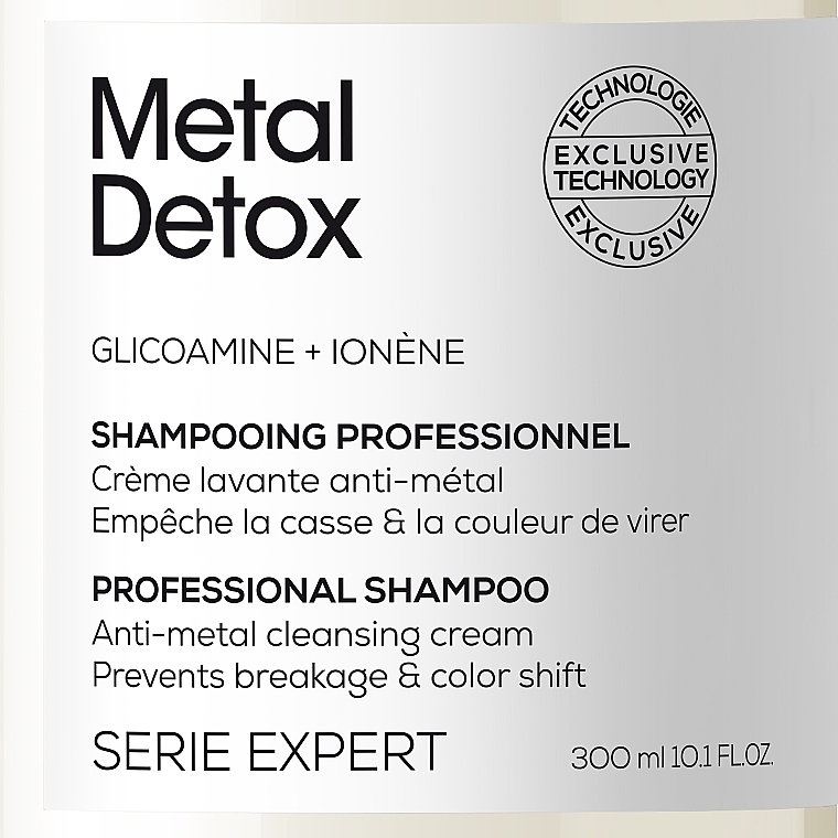 Professionelles Shampoo gegen Metallablagerungen nach Haarfärbung oder -aufhellung - L'Oreal Professionnel Metal Detox Anti-metal Cleansing Cream Shampoo — Foto N3