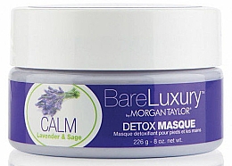 Hand- und Fußmaske Lavendel und Salbei - Morgan Taylor Bare Luxury Calm Lavender & Sage Detox Masque — Bild N1