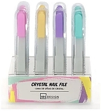 Glas Nagelfeile, grün - IDC Institute Precision Crystal Nail File — Bild N2