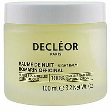Düfte, Parfümerie und Kosmetik Revitalisierender Nachtbalsam für das Gesicht gegen Hautunreinheiten - Decleor Rosemary Officinalis Night Balm