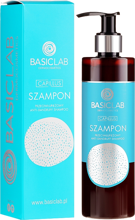 Anti-Schuppen Shampoo - BasicLab Dermocosmetics Capillus Anti-Dandruff Shampoo — Bild N1