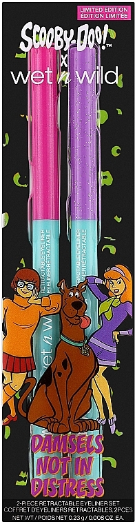 Set - Wet N Wild x Scooby Doo Damsels Not in Distress 2-Piece Retractable Eyeliner Set (Eyeliner 2x0,23g) — Bild N1