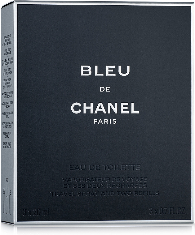 Chanel Bleu de Chanel - Eau de Toilette (2x20ml Refill + 1x20ml Parfümzerstäuber) — Bild N2