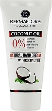 Düfte, Parfümerie und Kosmetik Handcreme Kokosöl - Dermaflora Natural Hend Cream Coconut Oil