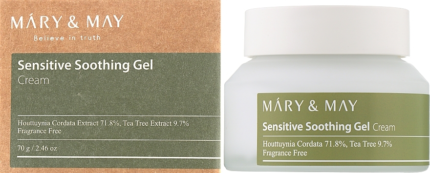 Beruhigendes Creme-Gel für Problemhaut - Mary & May Sensitive Soothing Gel — Bild N2