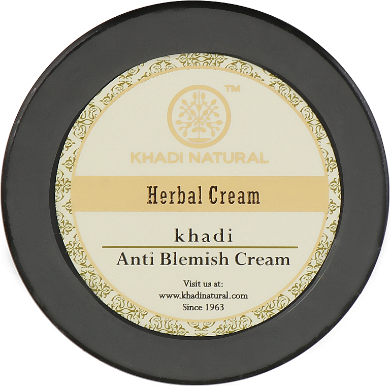 Natürliche Anti-Aging-Creme gegen Altersflecken, Falten und dunkle Ringe unter den Augen - Khadi Natural Anti Blemish Cream — Bild N1