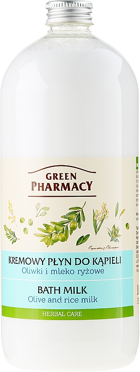 Bademilch "Oliven und Reismilch" - Green Pharmacy — Foto N1